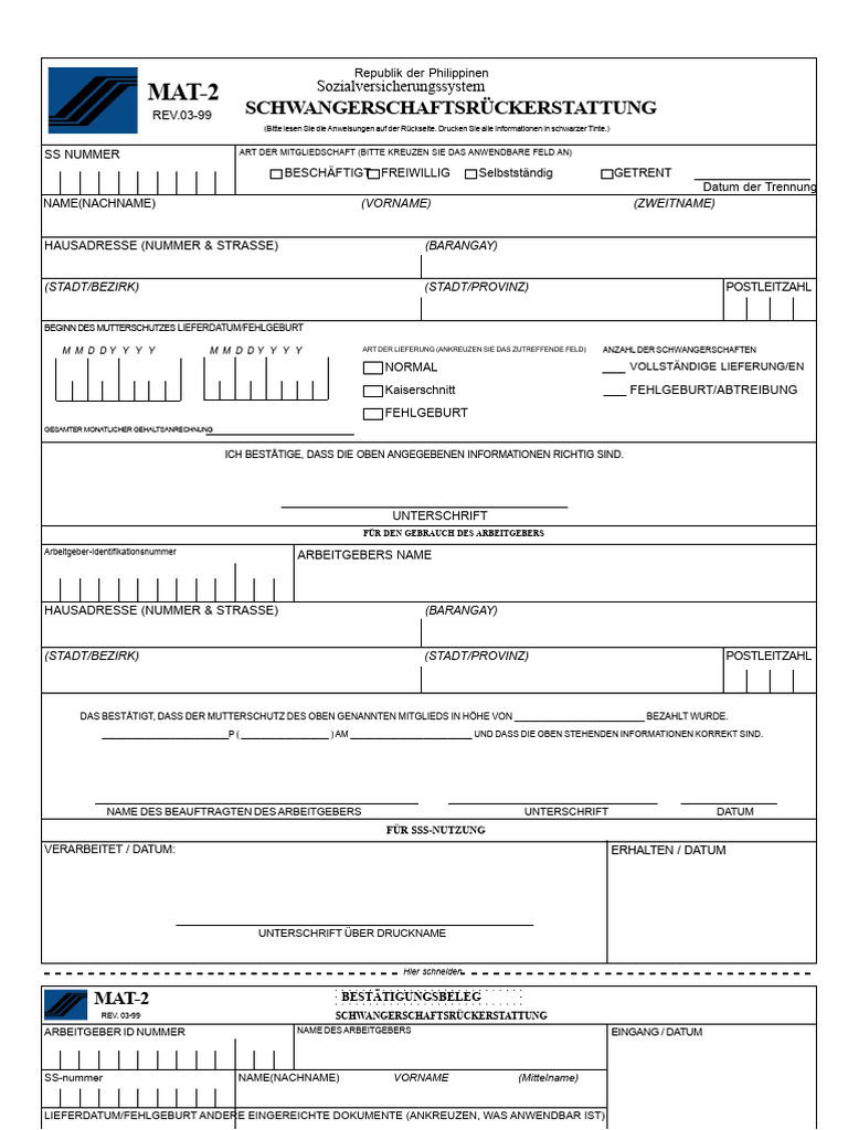 Mat2 Form | PDF