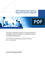 Pennings, Ramayandi and Tang (2011) Impact of MP on Financial Markets
