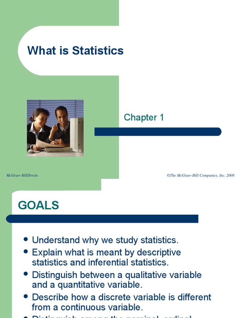 What Is Statistics: ©the Mcgraw-Hill Companies, Inc. 2008 Mcgraw-Hill ...
