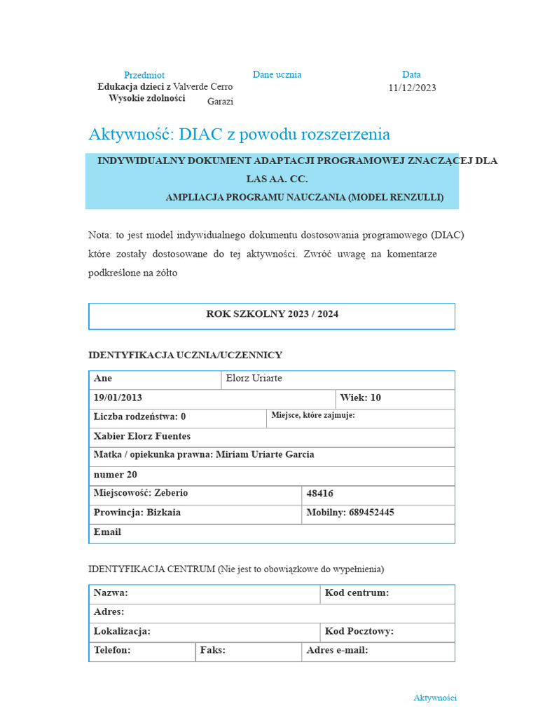 DIAC Przez Rozszerzenie | PDF