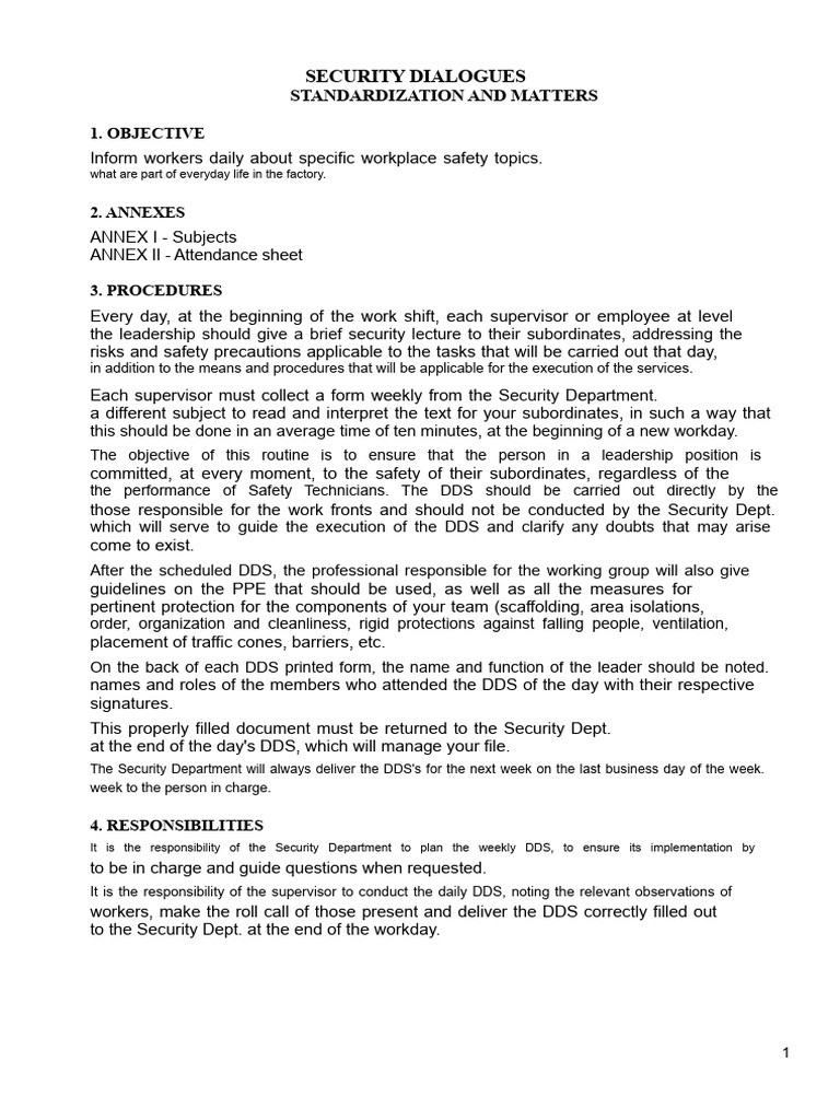 Daily Safety Dialogues for Workers | PDF | Electrical Wiring | Electrician