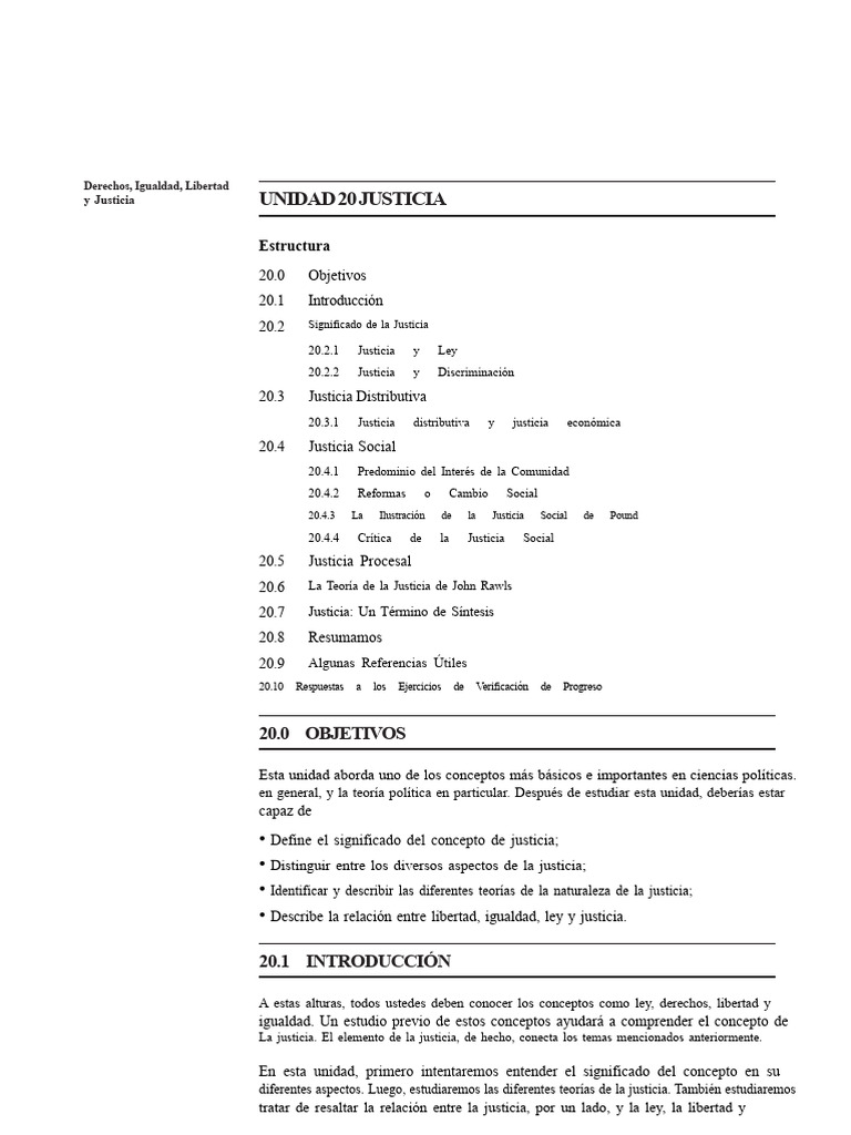 Teorías de Justicia y Derechos Humanos | PDF | Justicia | Crimen y ...