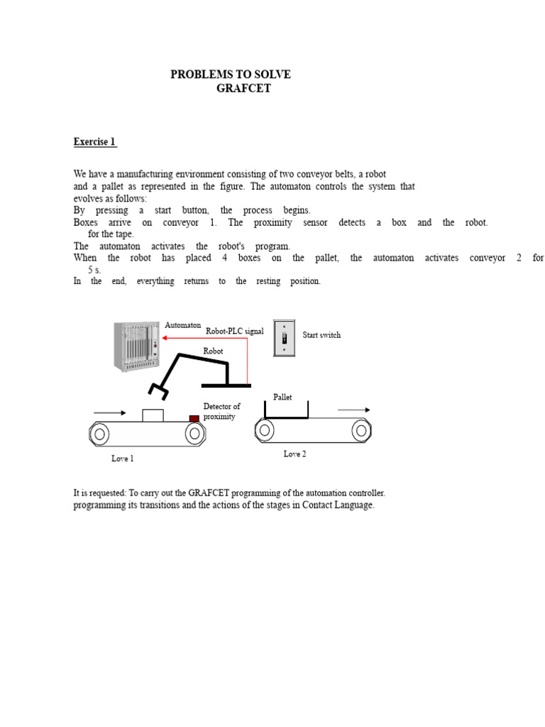 GRAFCET Programming for Automation Systems | PDF