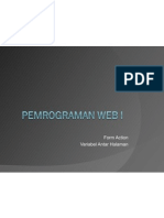 Pertemuan Ke 11 Web I (PHP)