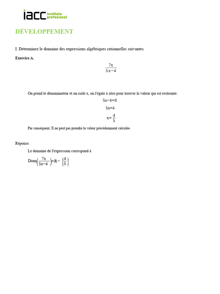 Domaines et opérations sur expressions rationnelles | PDF | Division ...