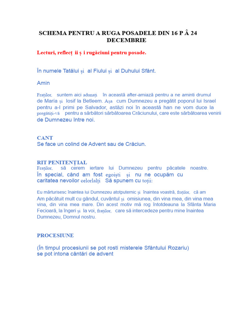 Schema de Posadas | PDF