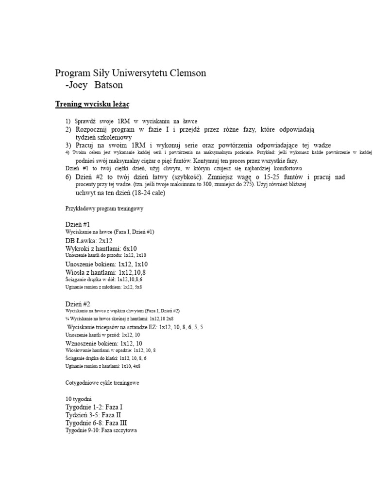 Program Energetyczny Uniwersytetu Clemson | PDF