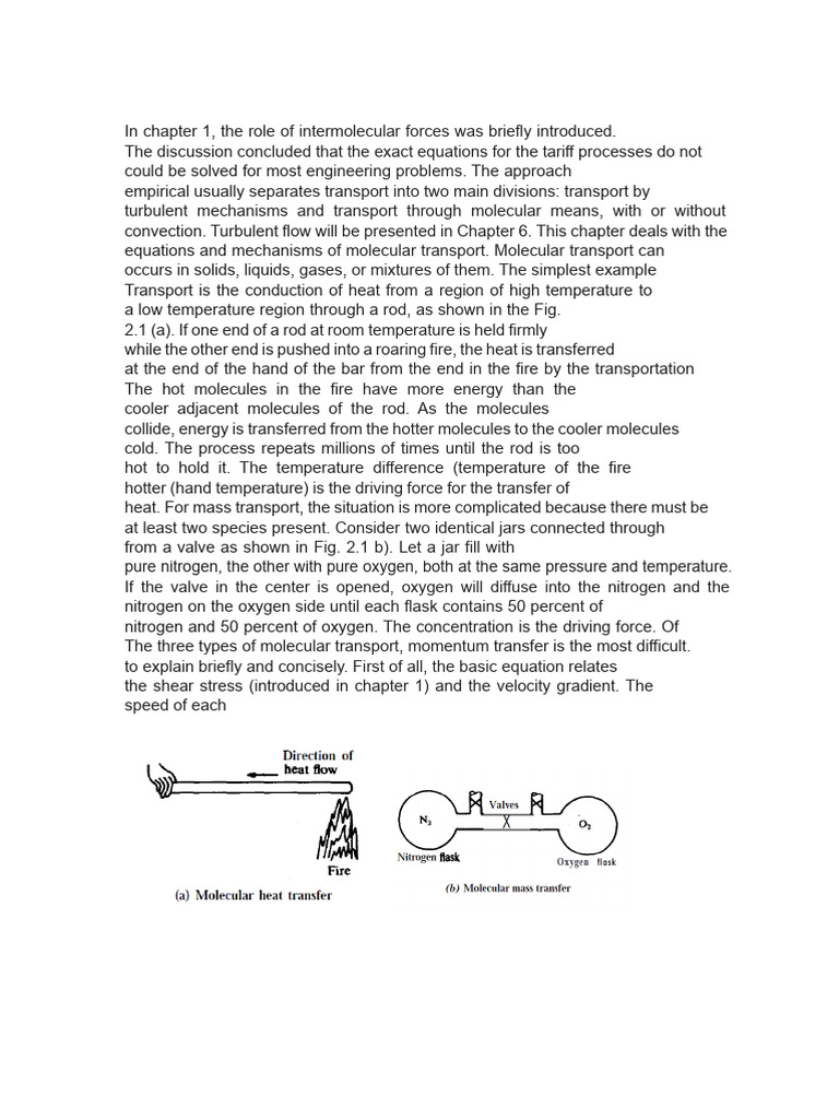 Molecular Transport Mechanisms Explained | PDF | Transport Phenomena ...