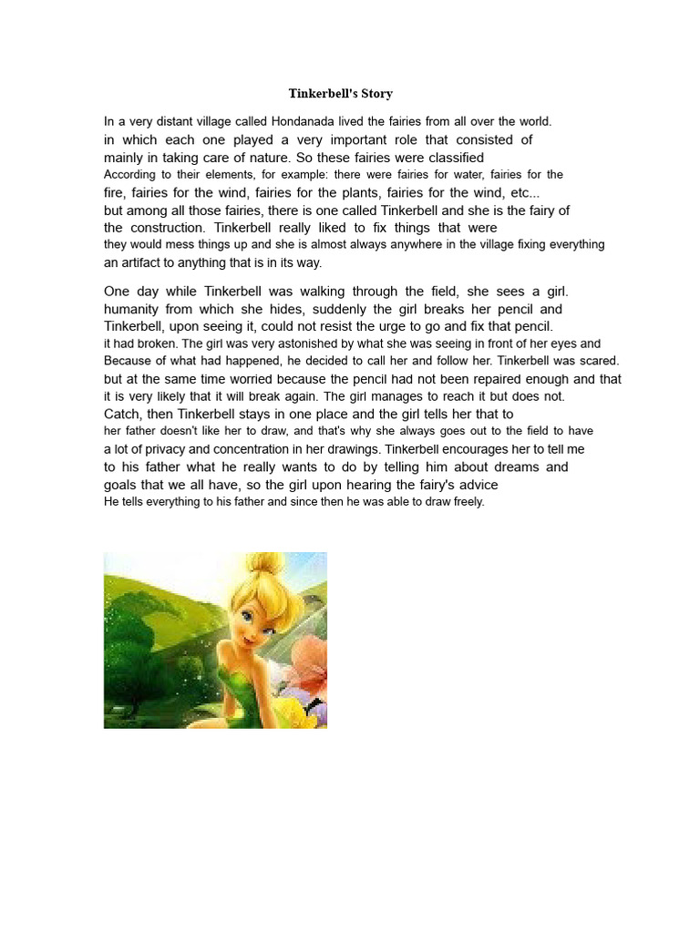 Tinkerbell's Tale | PDF