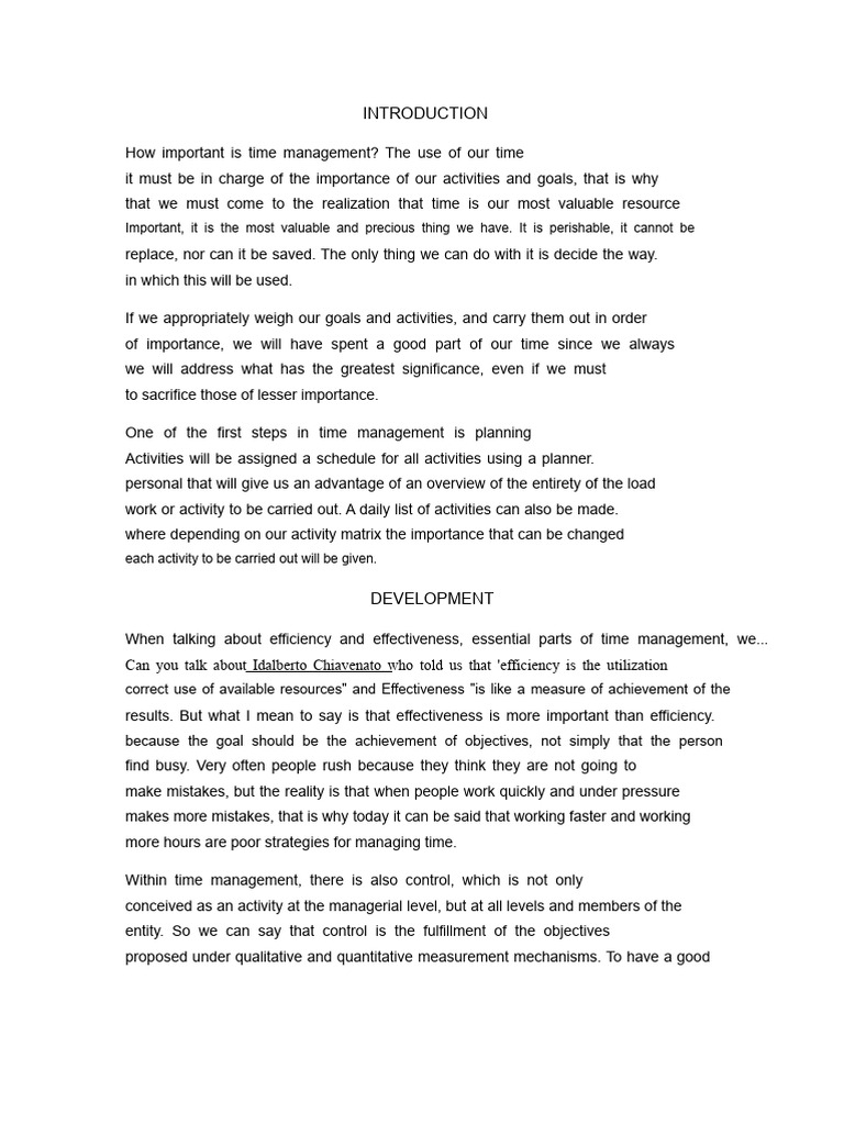 Effective Time Management Strategies | PDF | Time Management ...