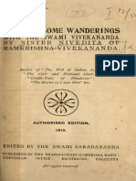 Notes of Some Wanderings With The Swami Vivekananda - by Sister Nivedita