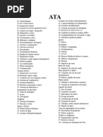 Lista de Capítulos ATA 100 Spec. | PDF