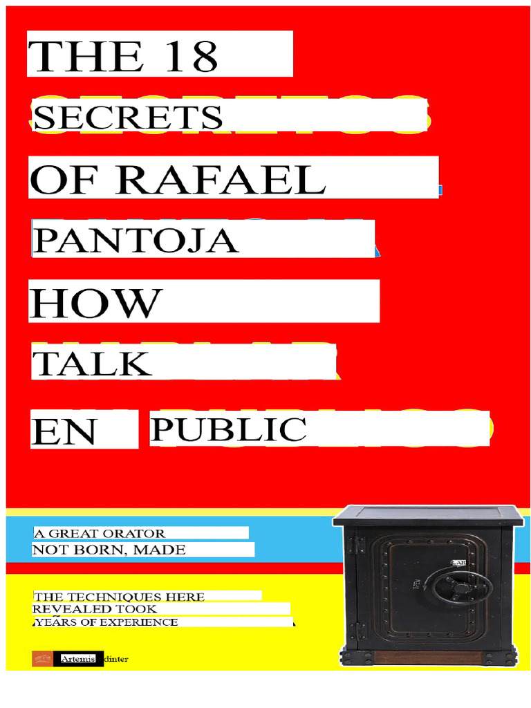 The 18 Secrets of Rafael Pantoja To Speak in Public | PDF | Reason | Mind