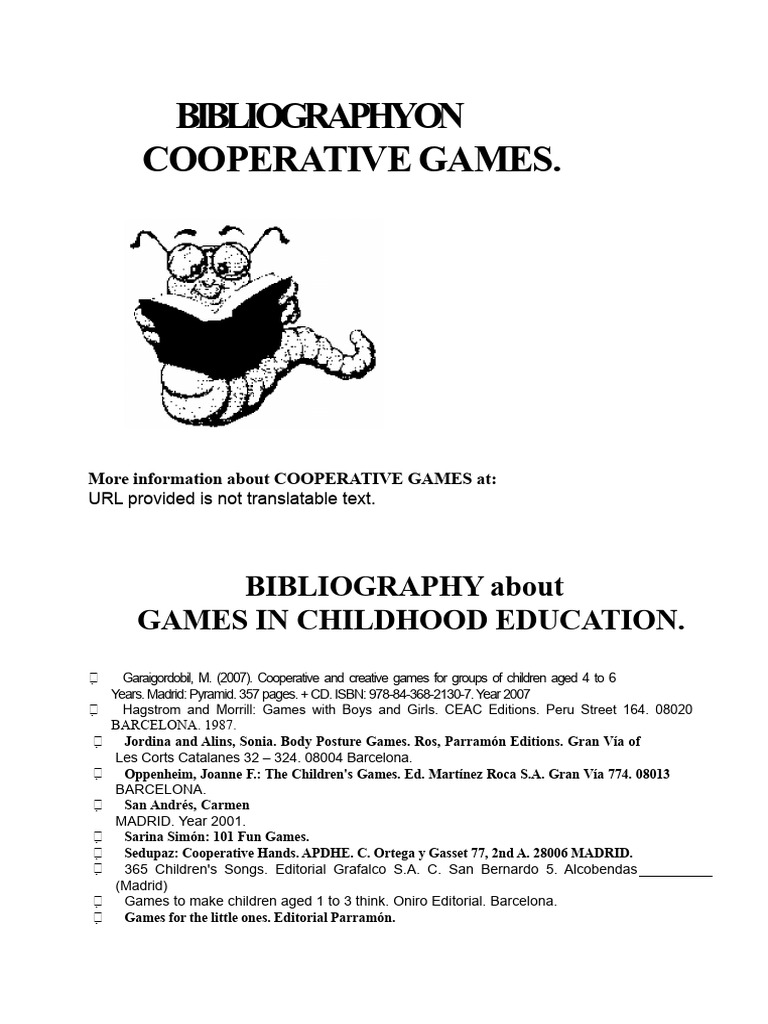 Bibliography On Cooperative Games | PDF