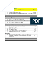 Customer:-Ambey Mining.: SL No. Descriptions Brand Active Component