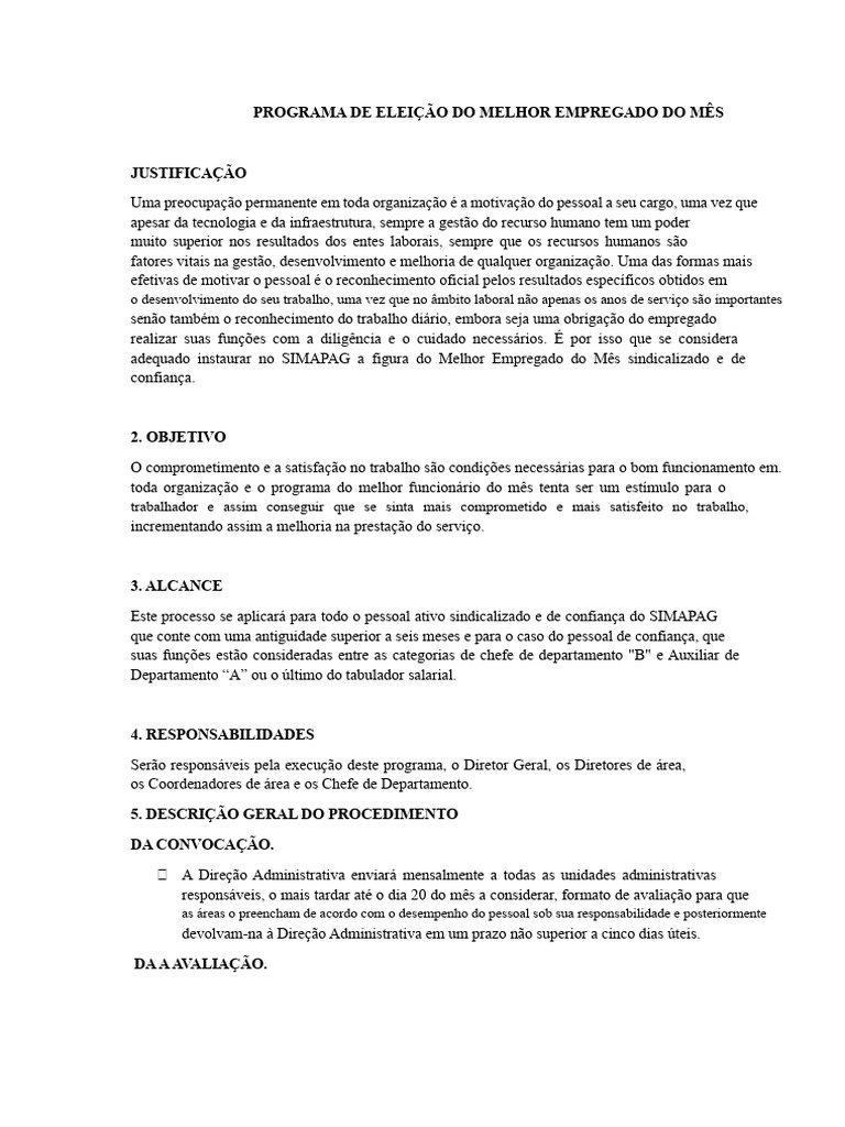 programa-melhor-empregado-do-m-s-simapag-pdf-gest-o-de-recursos-humanos