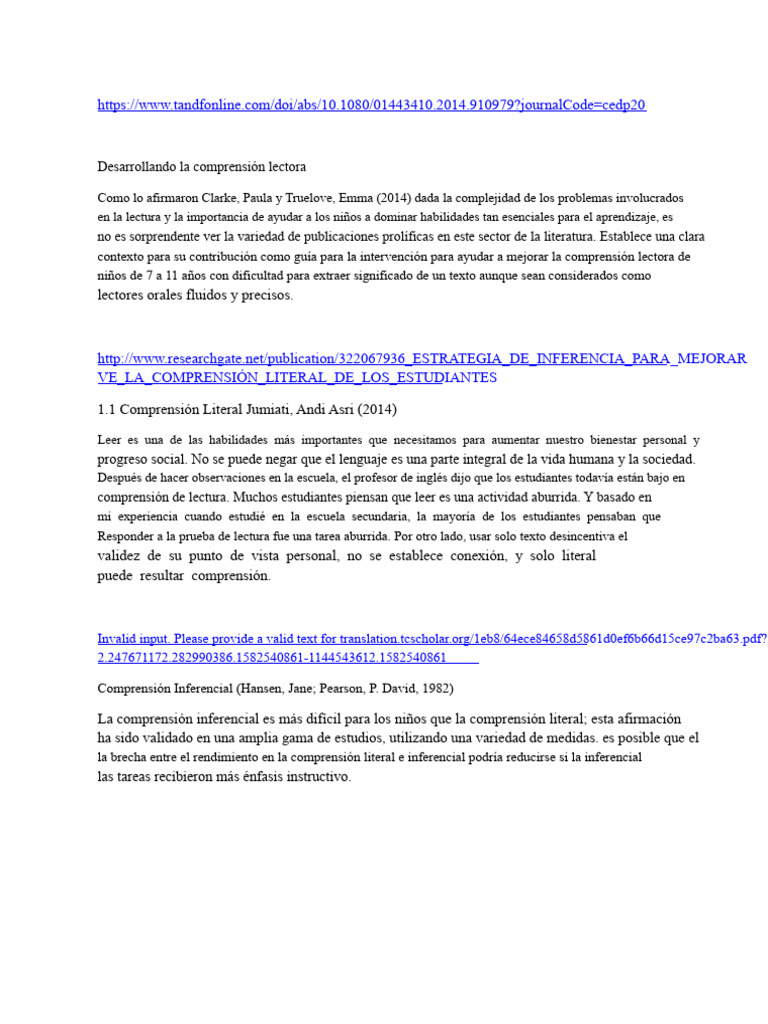 SOP-1-RRL | PDF | Comprensión lectora | Pensamiento