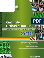Guía universidades Bolivia 2012