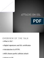 SSL What is SSL? MD5 collisions and attacks