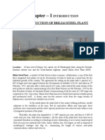 Project on Bhilai Steel Plant a Study of Cash Management