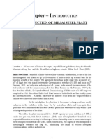 Project On Bhilai Steel Plant A Study of Cash Management