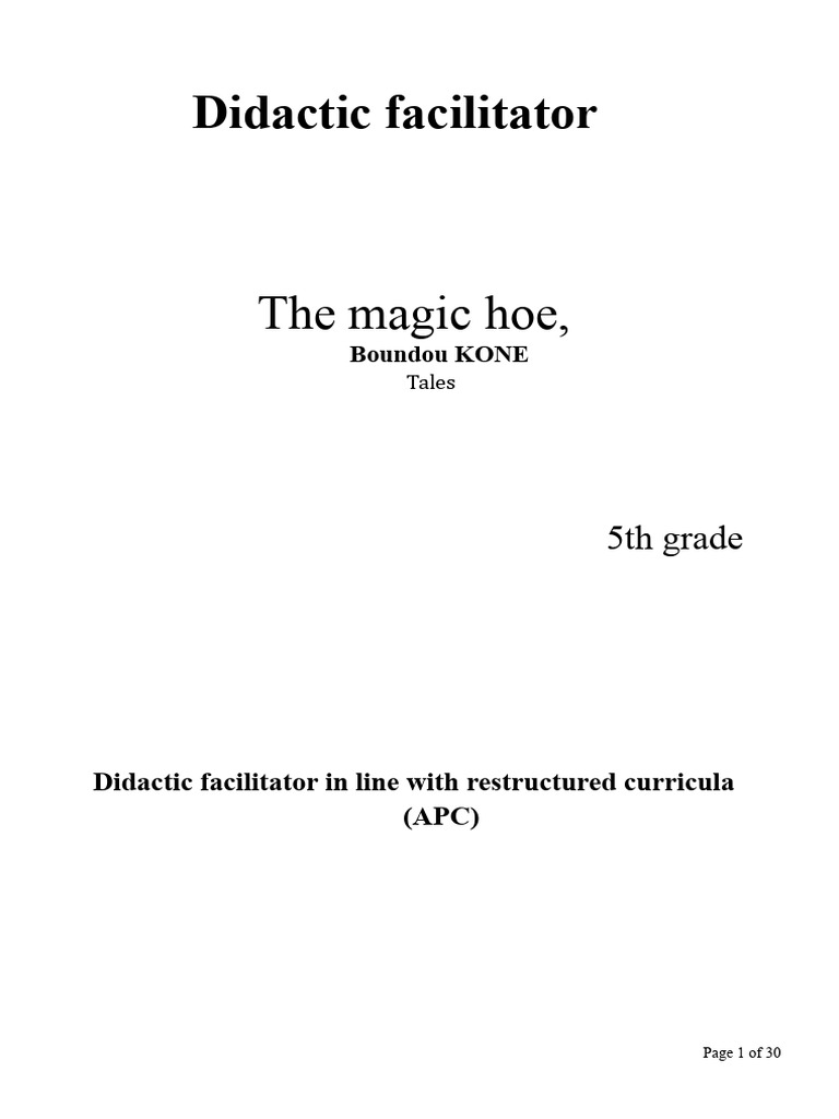 Didactic Guide for 