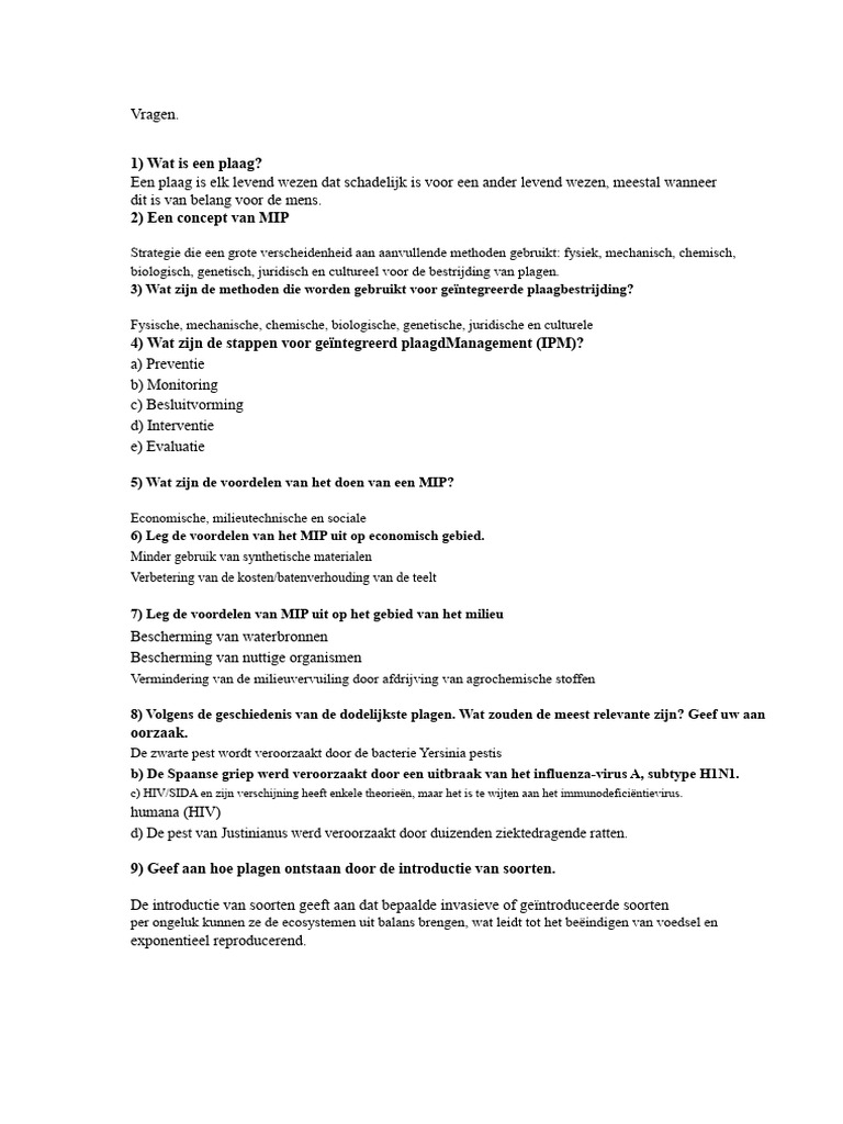 Vragen 1 | PDF