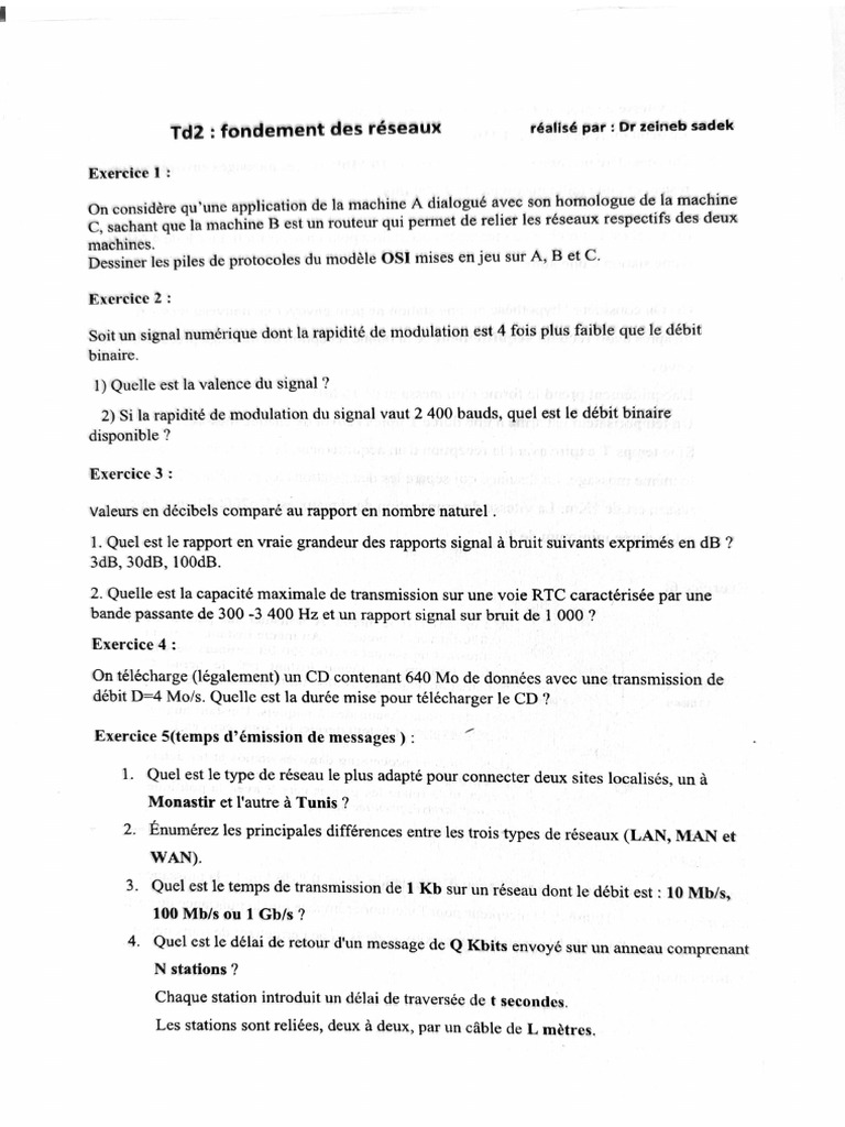 2 TD2 | PDF