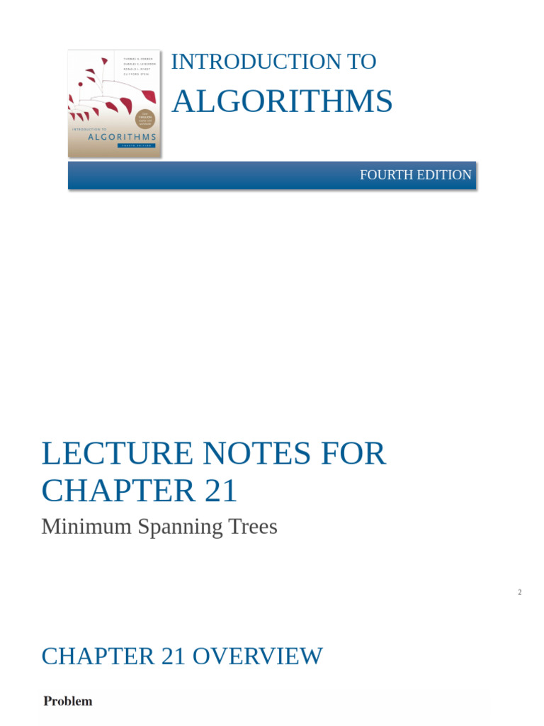 Minimum Spanning Trees Overview | PDF