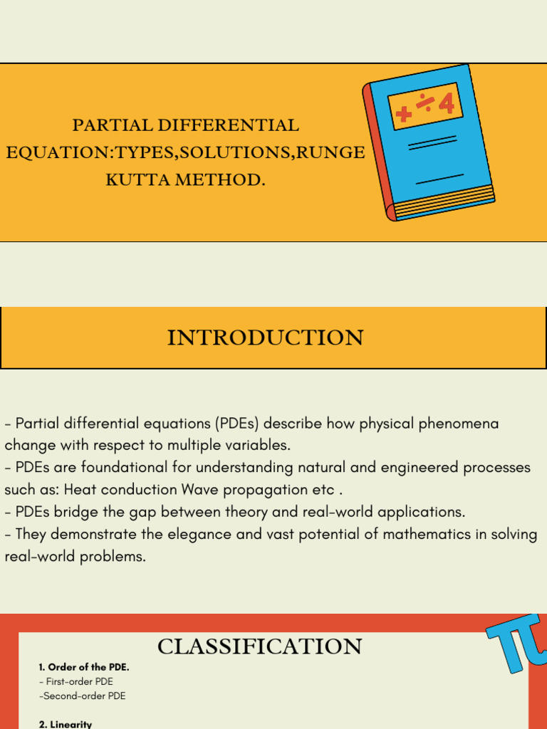 Types and Solutions of PDEs Explained | PDF | Partial Differential ...