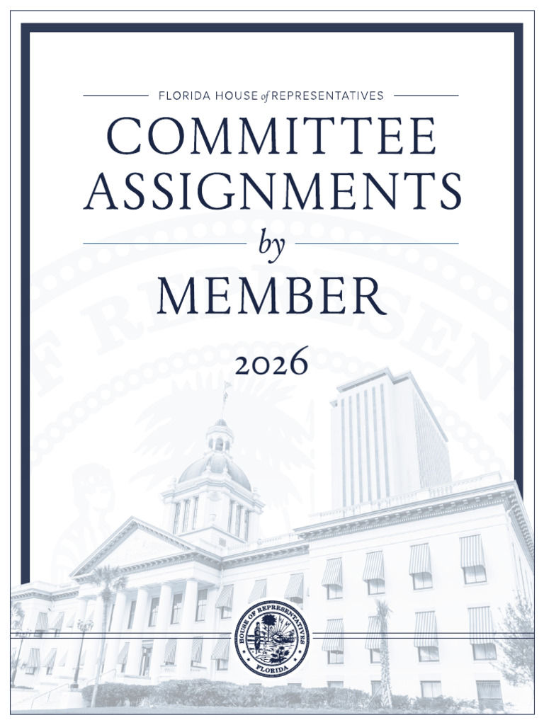 2026 Committee and Subcommittee Overview | PDF | Committee