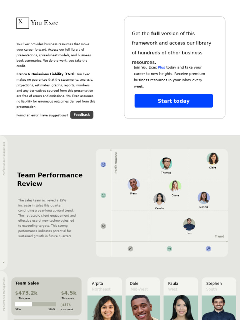 Team Performance Management Framework | PDF | Business