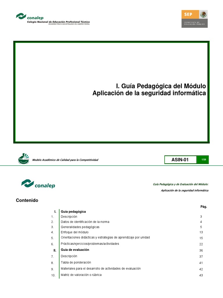 Guia Aplicacion de La Seguridad A | PDF | La seguridad informática ...