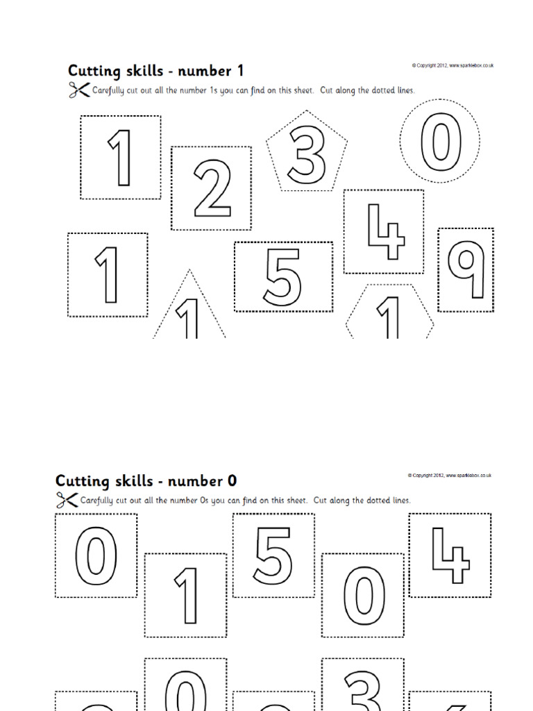 Cutting Skils Exercises | PDF