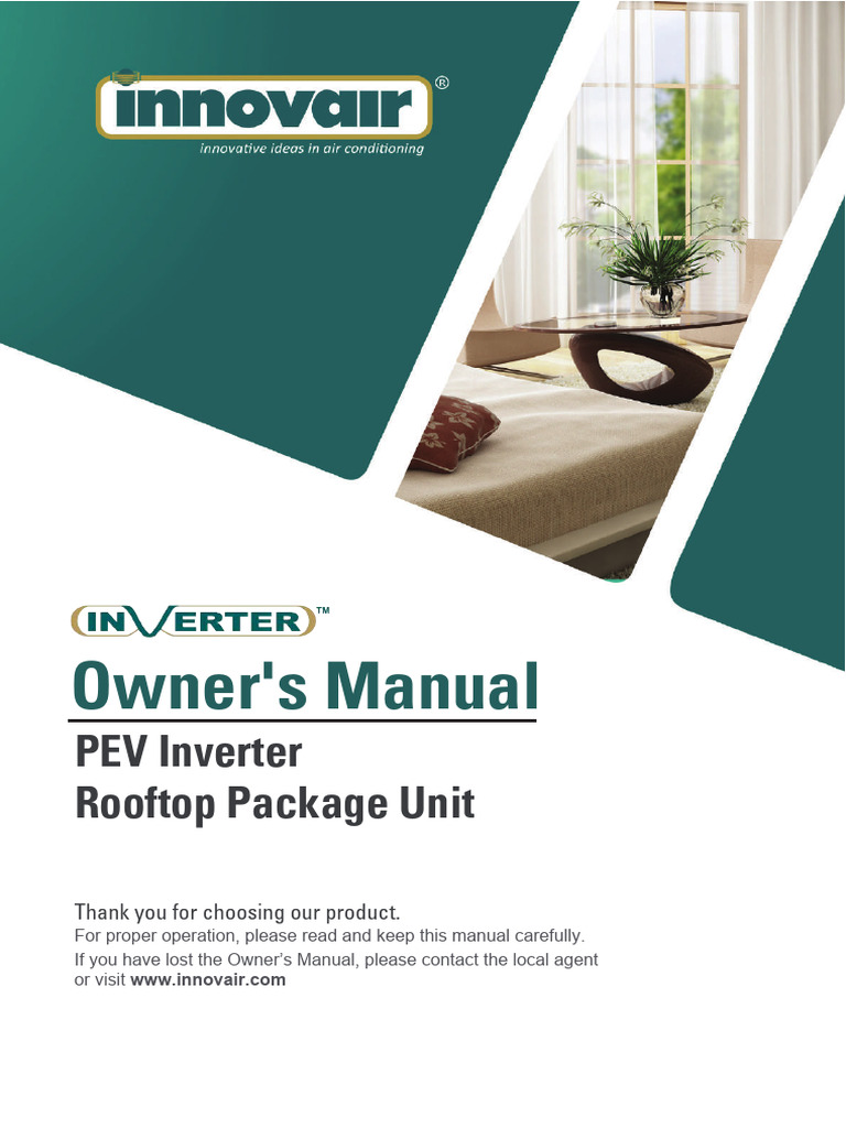 Innovair Inverter Owner's Manual | PDF | Air Conditioning | Power Supply