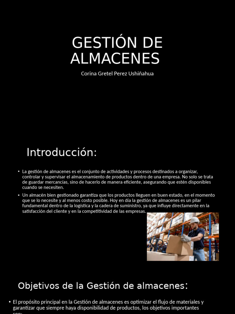 Gestión Eficiente de Almacenes Empresariales | PDF