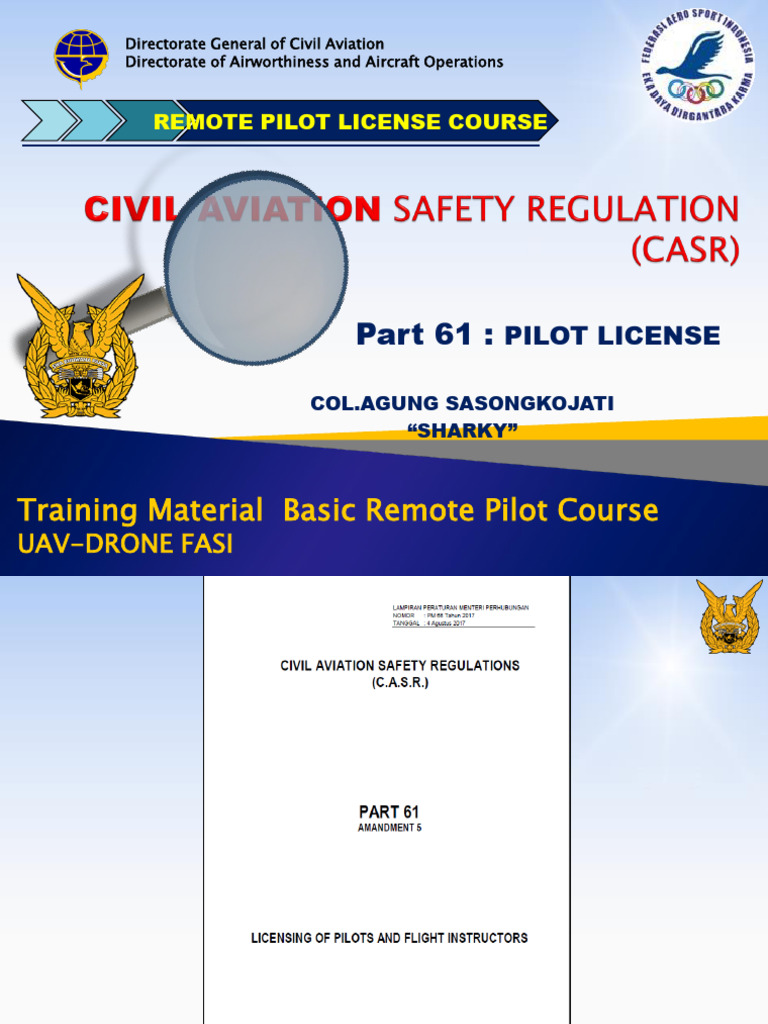 Part 61: Pilot License Requirements | PDF | Flight Instructor ...