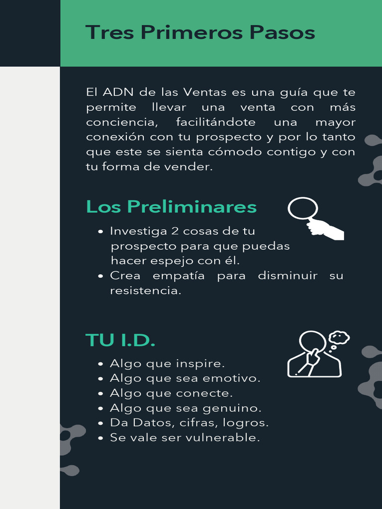 1 - Los 3 Primeros Pasos | PDF