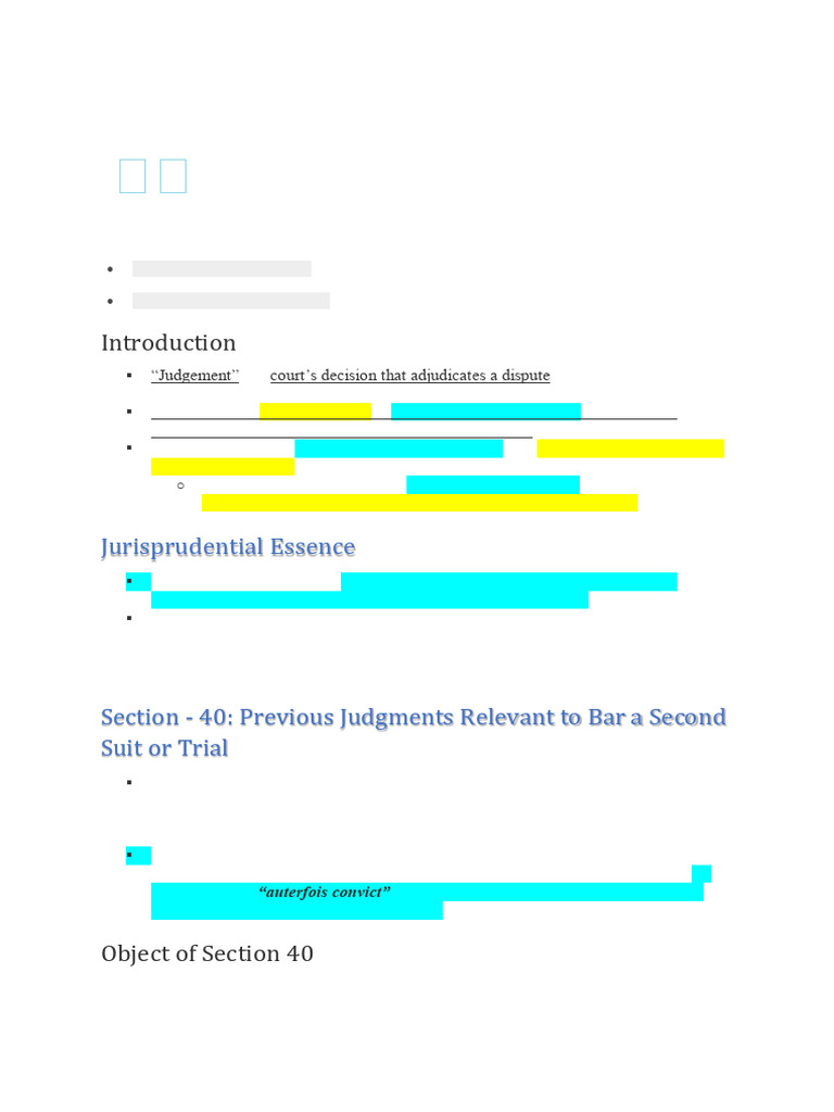 Relevancy of Court Judgments in India | PDF | Judgment (Law) | Trials