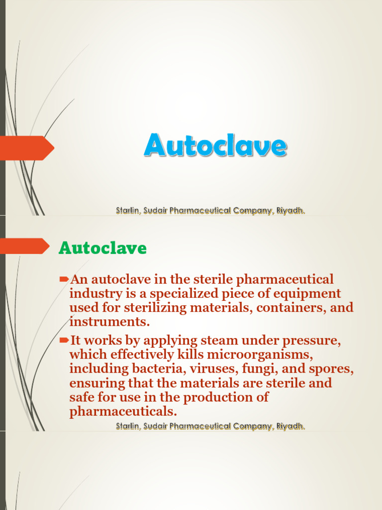 Autoclave Functions and Qualification | PDF | Sterilization ...