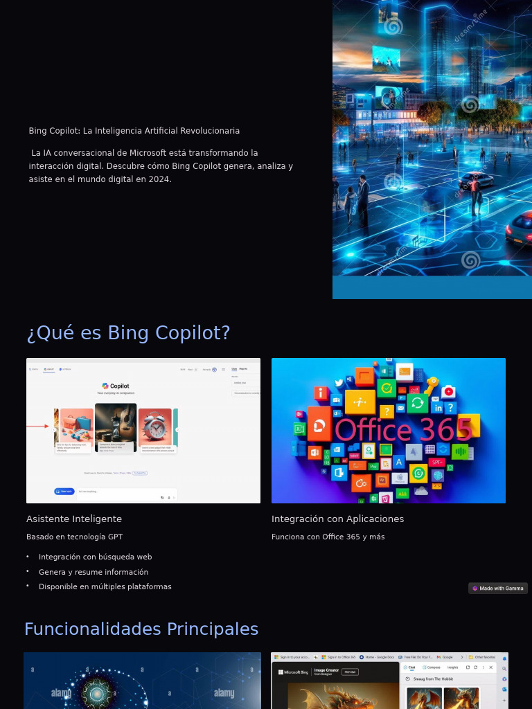 Bing Copilot: IA que Transforma la Productividad | PDF | Inteligencia ...