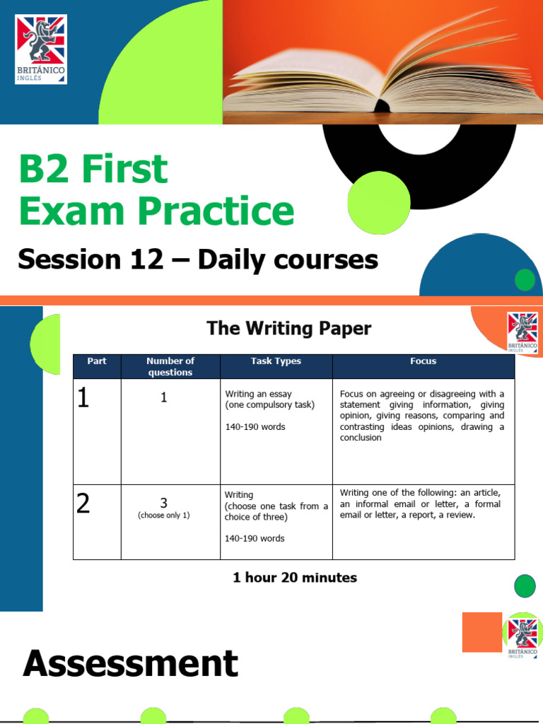 B2 Writing Exam Practice Guide | PDF | English Language | Libraries