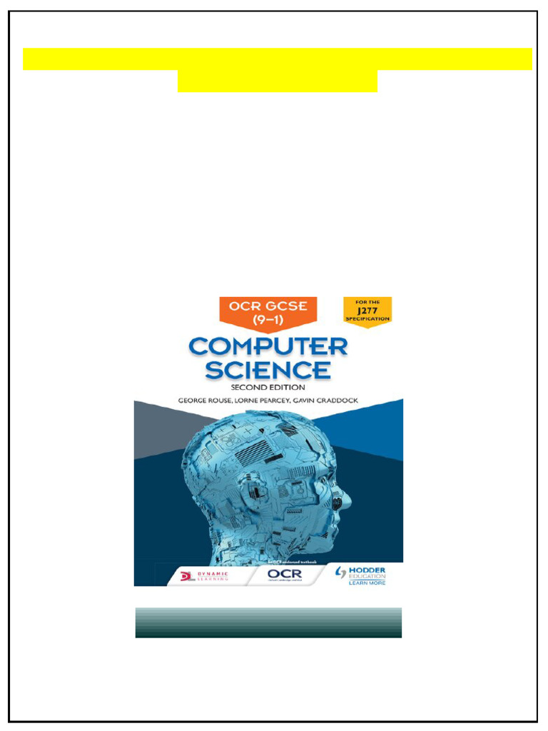 OCR GCSE Computer Science 2nd Edition Gavin Craddock No Waiting Time ... image.