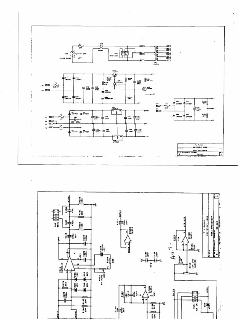 5051 - TUBE PROCESSOR Schematic Diagram | PDF