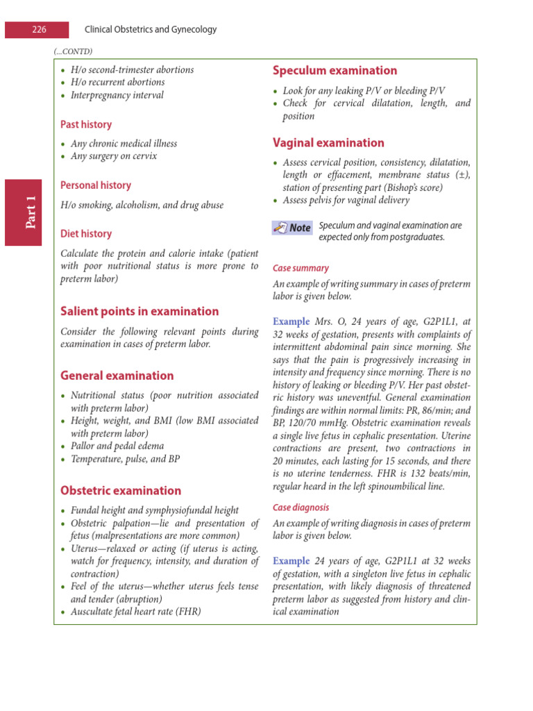 Preterm Labor Assessment Guidelines | PDF | Childbirth | Preterm Birth