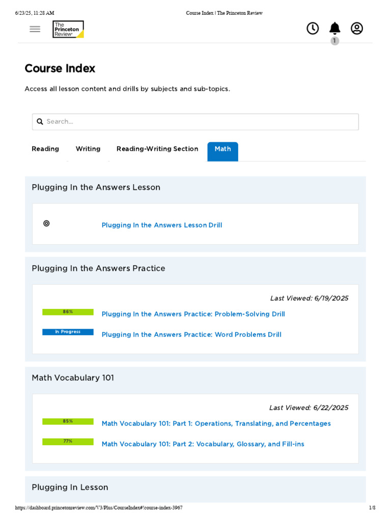 Course Index for Math Lessons | PDF | Nonlinear System | Analytic Geometry