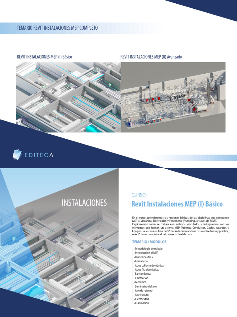 Curso Completo Revit MEP: Instalaciones | PDF | Autodesk Revit ...
