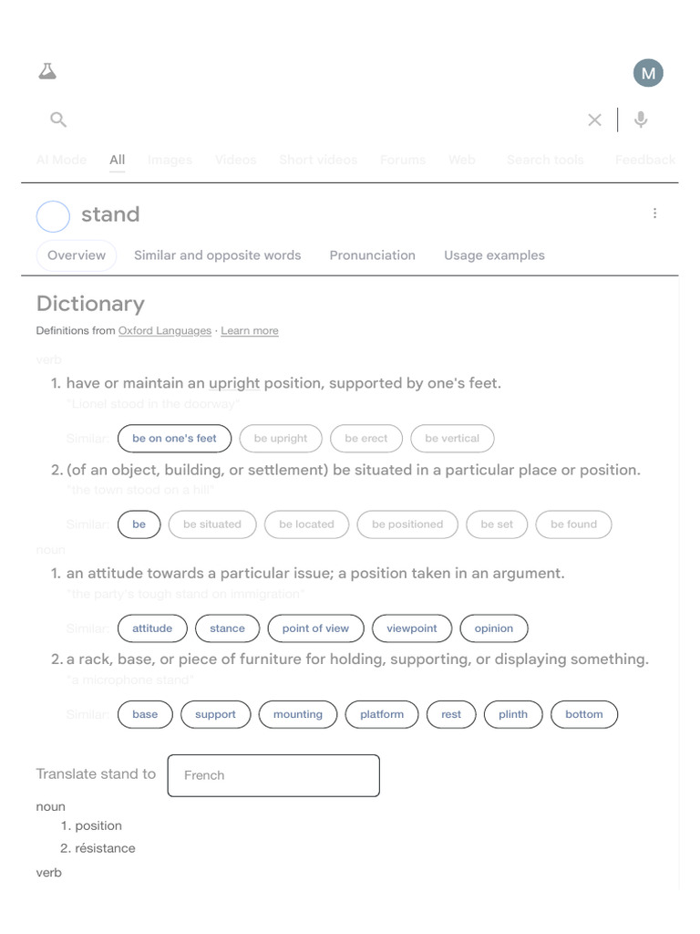 Definition and Meaning of 