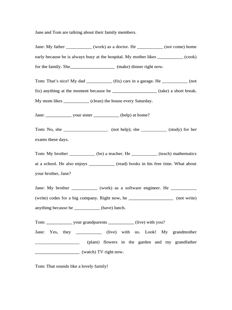 Family Conversations and Celebrations | PDF