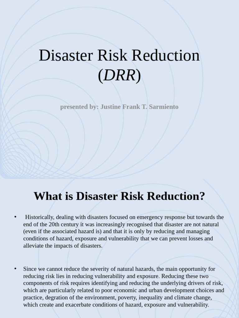 Effective Disaster Risk Reduction Strategies | PDF | Emergency ...